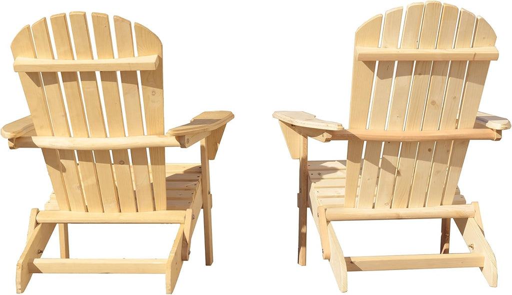 Natural Wood Adirondack Chair K94564