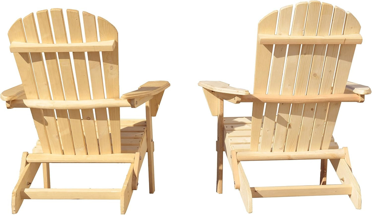 Natural Wood Adirondack Chair K94564