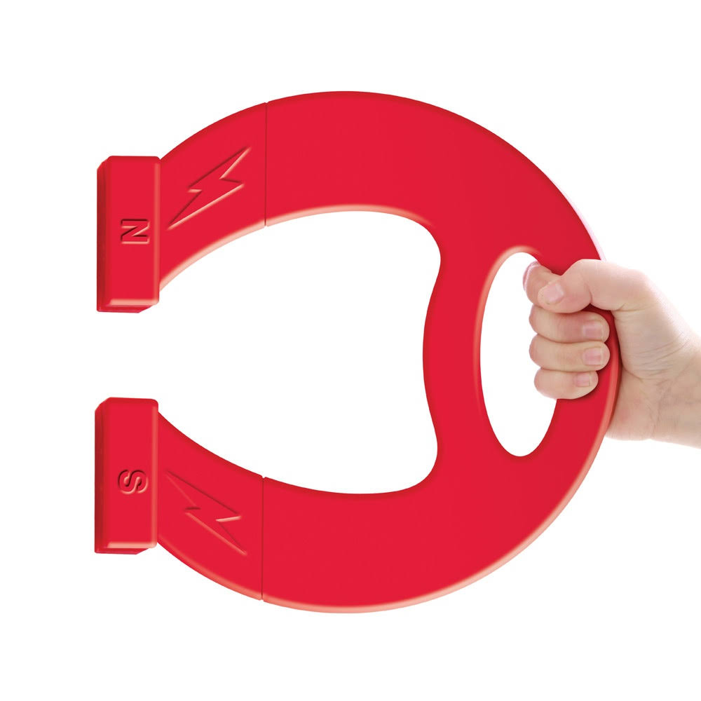 Red Horseshoe Magnet Pack of 5 Q2912