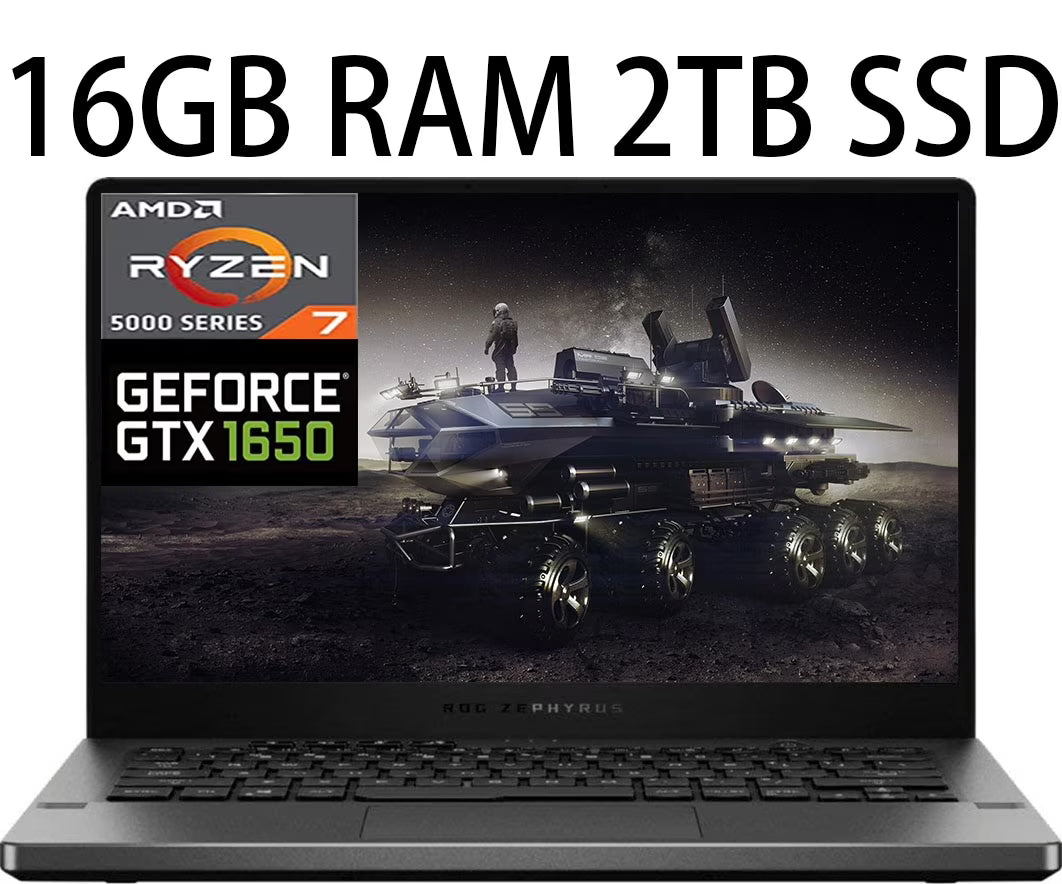 14 Gaming Laptop, AMD Ryzen 7 5800HS, NVIDIA GeForce GTX 1650 Graphics, 16GB DDR4, 2TB PCIe SSD, 14.0" Full HD Display, Windows 11 J19489