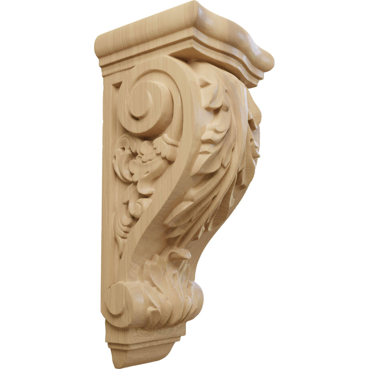 5 1/4x22W x 4 3/4x22D x 12x22H Cherry Corbel B7266