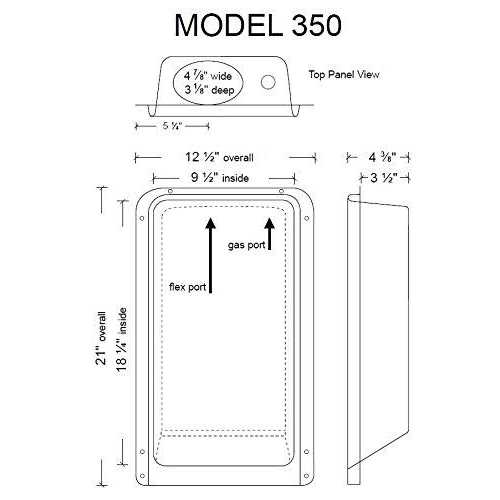 Recessed Dryer Vent Box H621