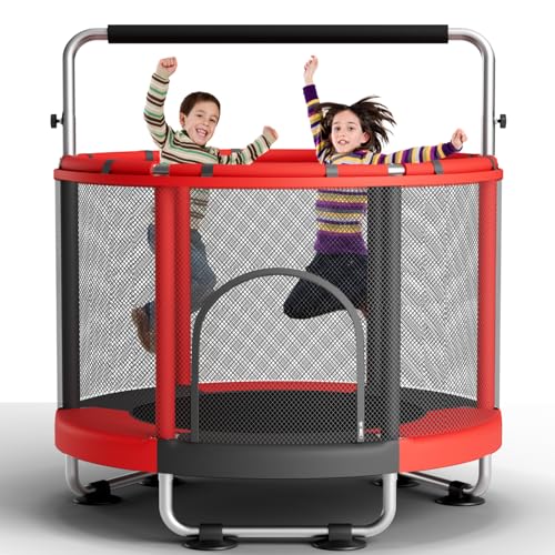 55" Trampoline with Enclosure, 440lbs Capacity G763961