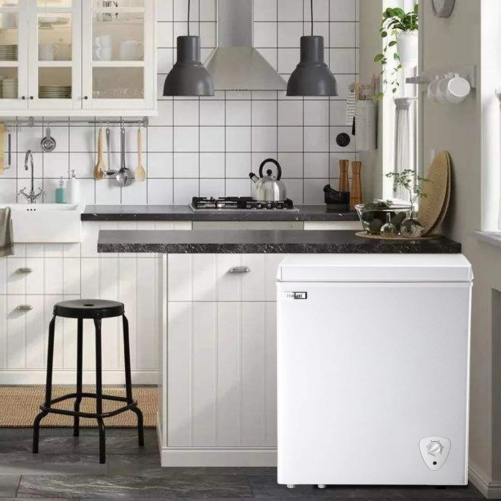 3.5 Cubic Top Open Door Chest Freezer with Removable Storage Basket P8642