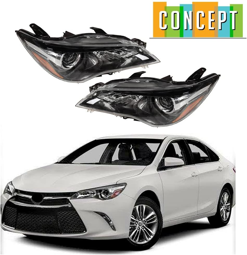 Black Housing Headlights Driver & Passenger Side O338