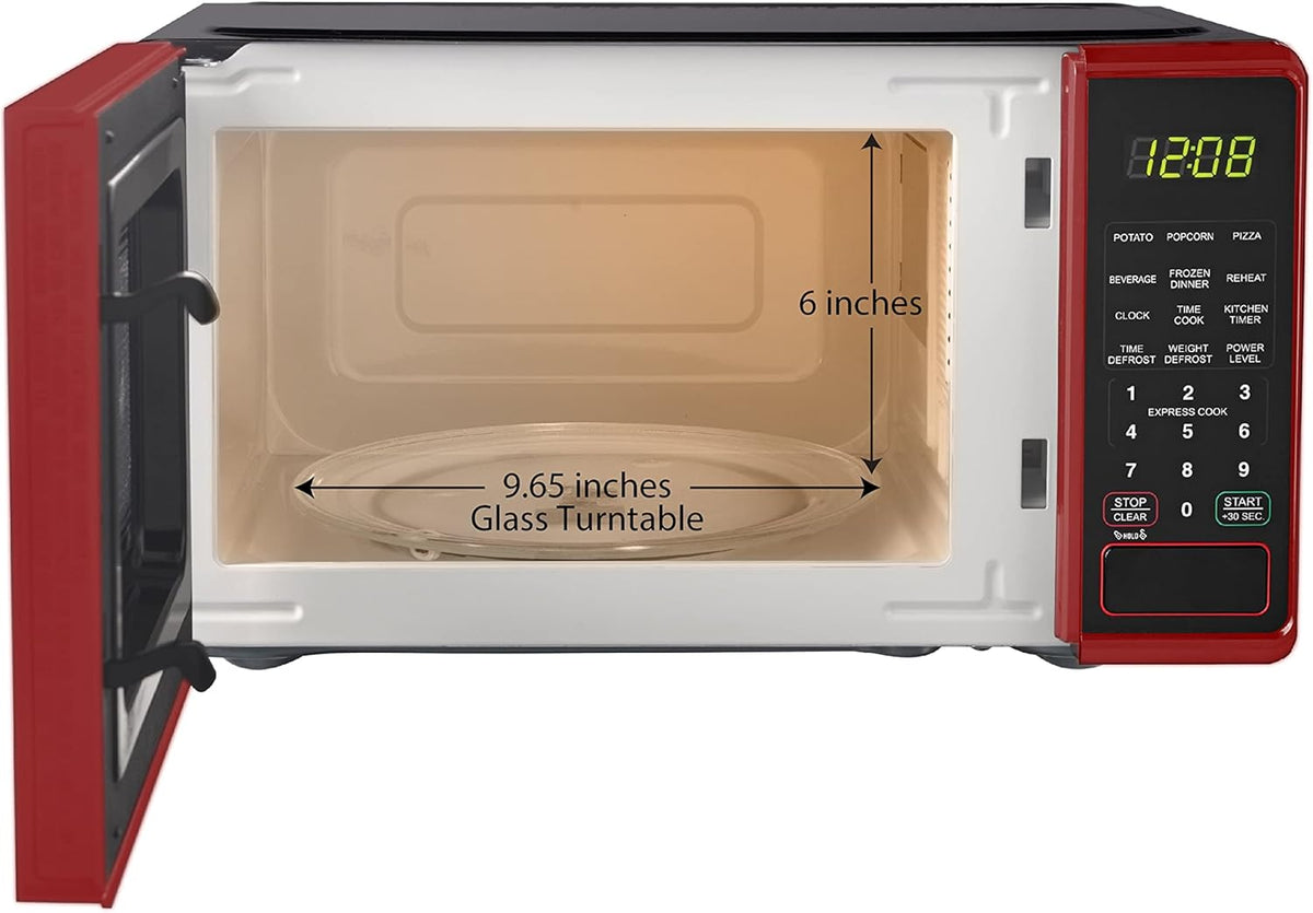 Compact Countertop Microwave Oven 0.7 Cu. Ft. 700-Watts with LED Digital Display U17661