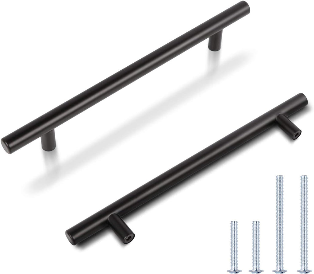 30 Pack Black Stainless Steel Cabinet Pulls and Handles A472