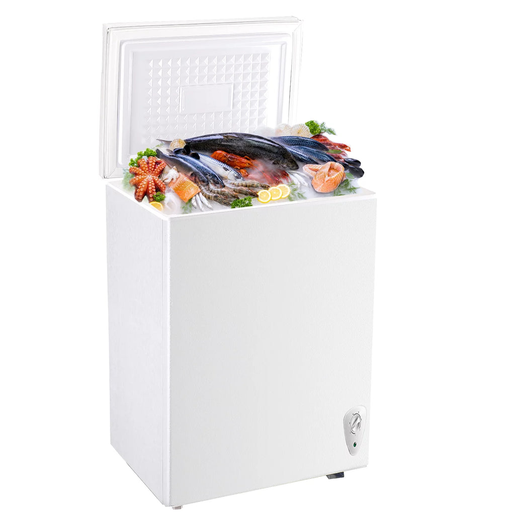 3.5 Cubic Top Open Door Chest Freezer with Removable Storage Basket P8642