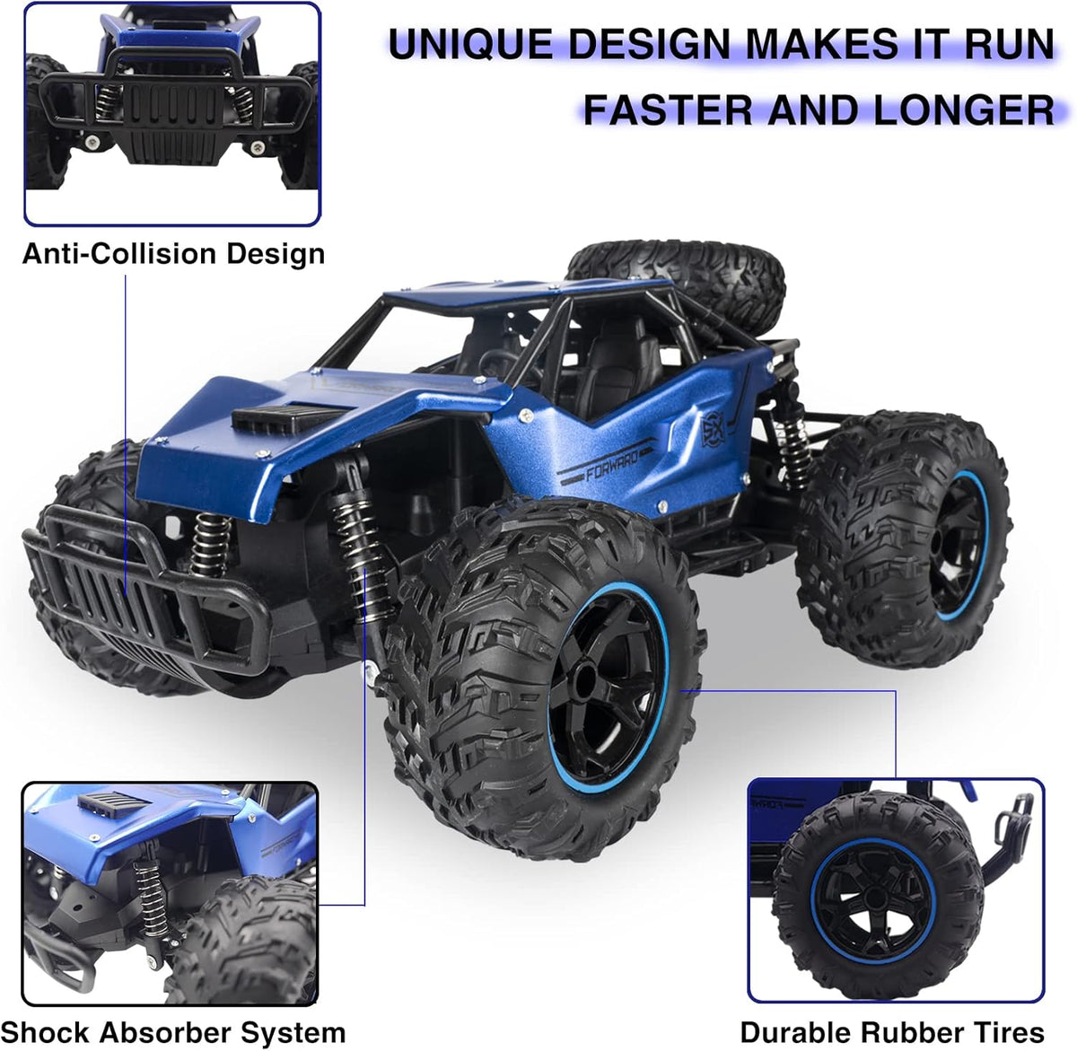 Remote Control Monster Trucks 1:14 Scale S38407