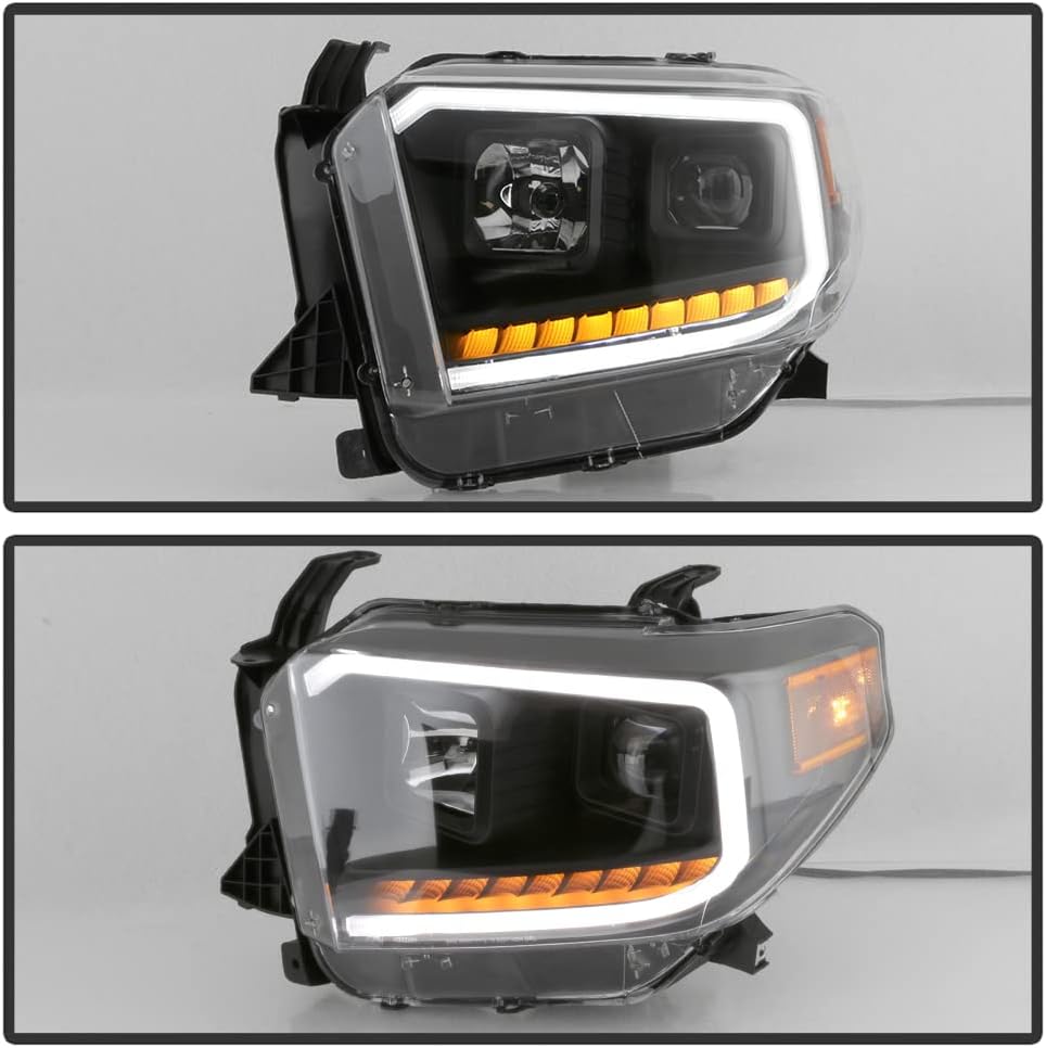 Black Projector Headlights Driver & Passenger Y43939