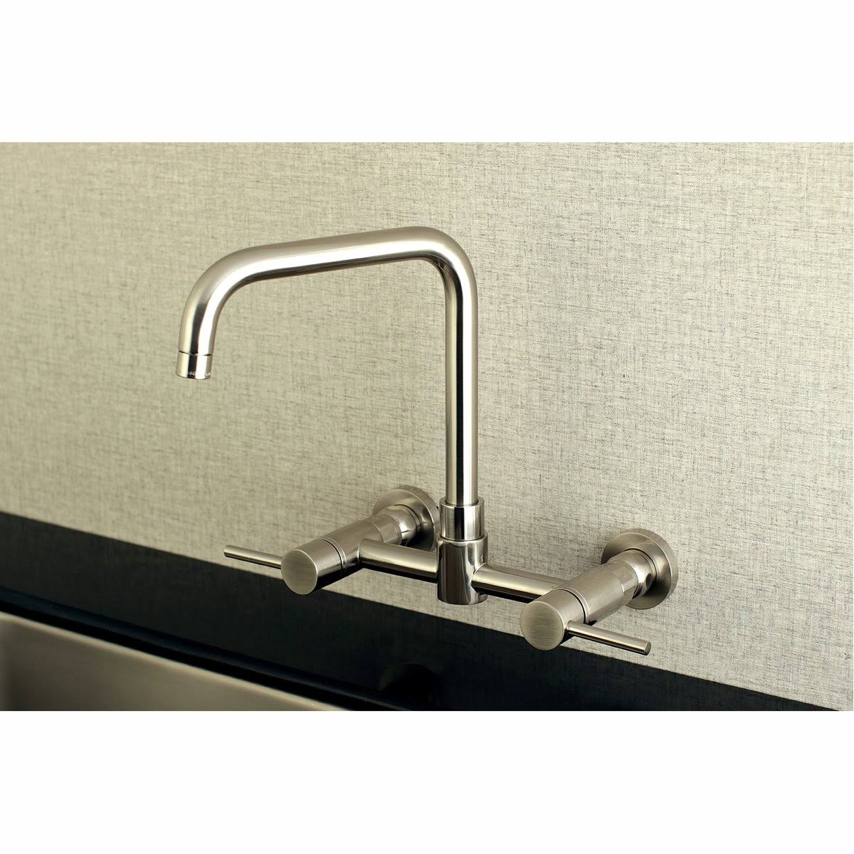 Oil Rubbed Bronze Wall Mount Kitchen Faucet D8418