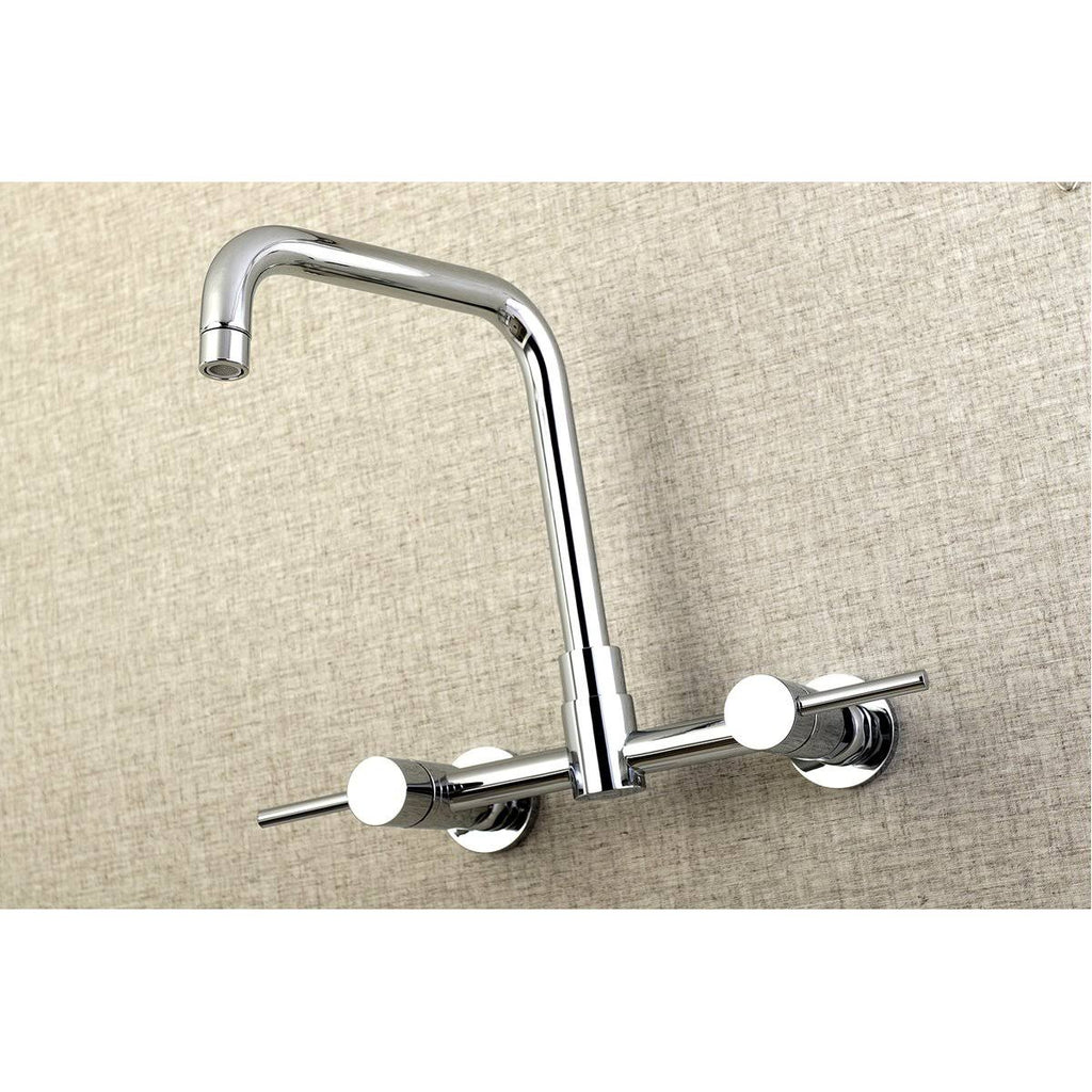 Oil Rubbed Bronze Wall Mount Kitchen Faucet D8418