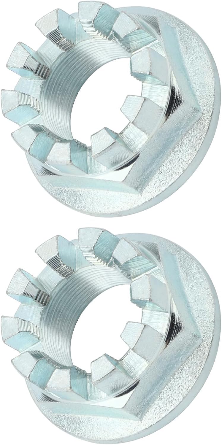 Front & Rear Axle Nuts with Pins 2Pcs U27396