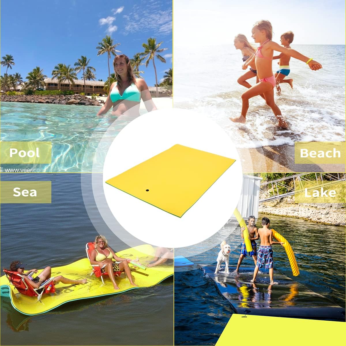 3 Layers XPE Foam 9 Ft Lily Pad E812