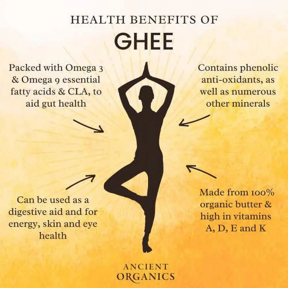 32 Fl Oz 2-Pack Organic Grass-Fed Ghee Butter N3246