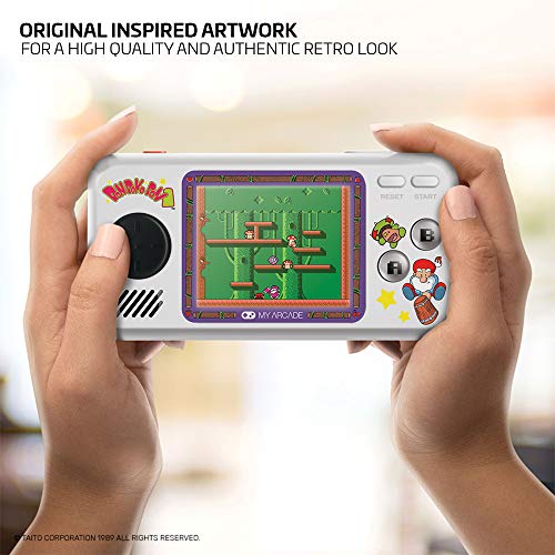 Yellow Handheld Game Console with 3 Built In Games M337