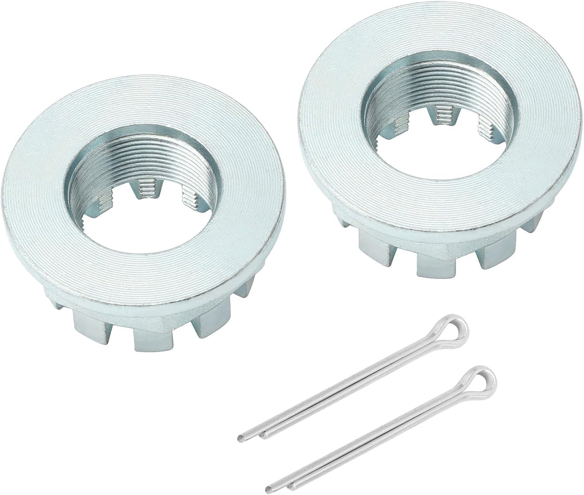 Front & Rear Axle Nuts with Pins 2Pcs U27396
