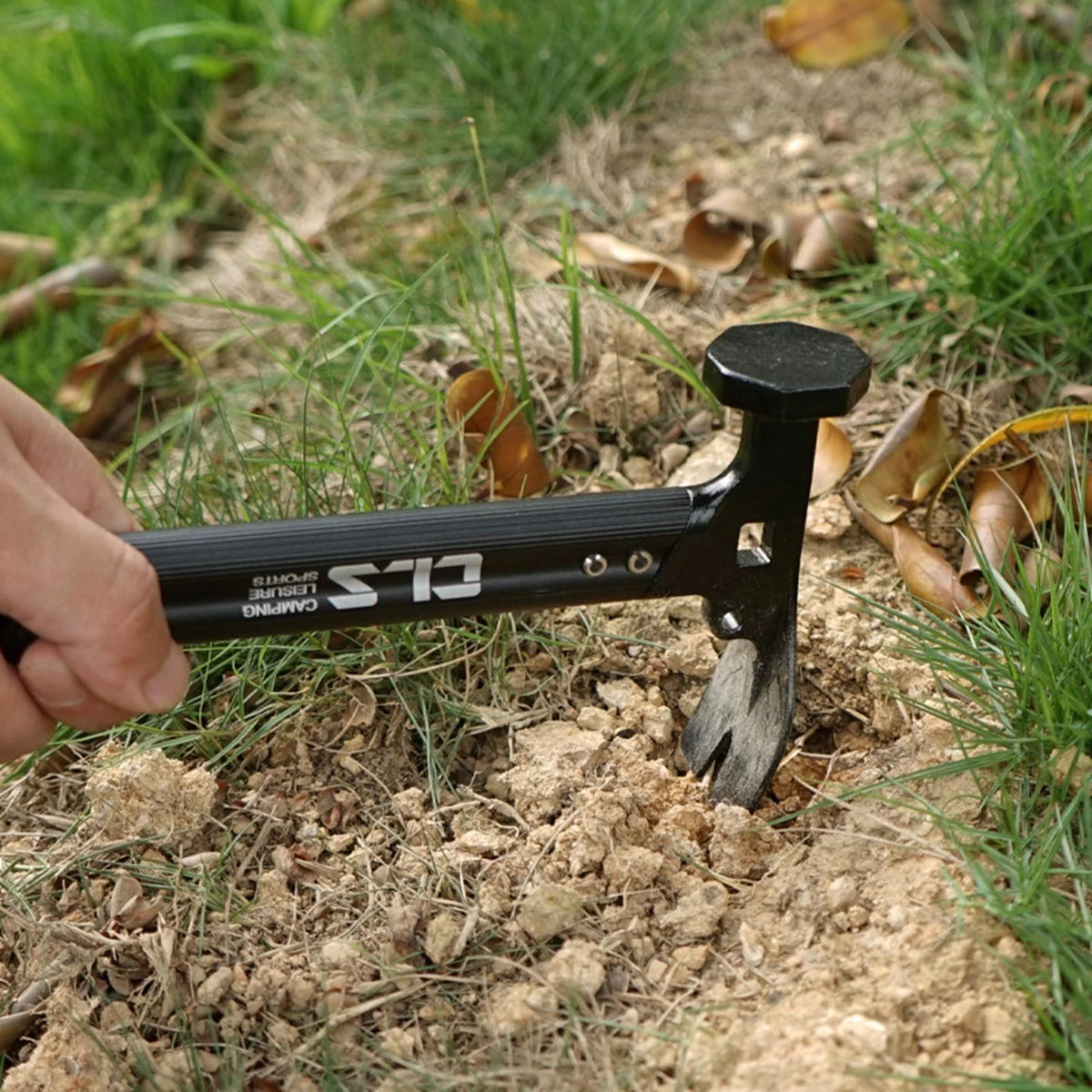 Aluminum Camping Hammer Tool with Hook J7781