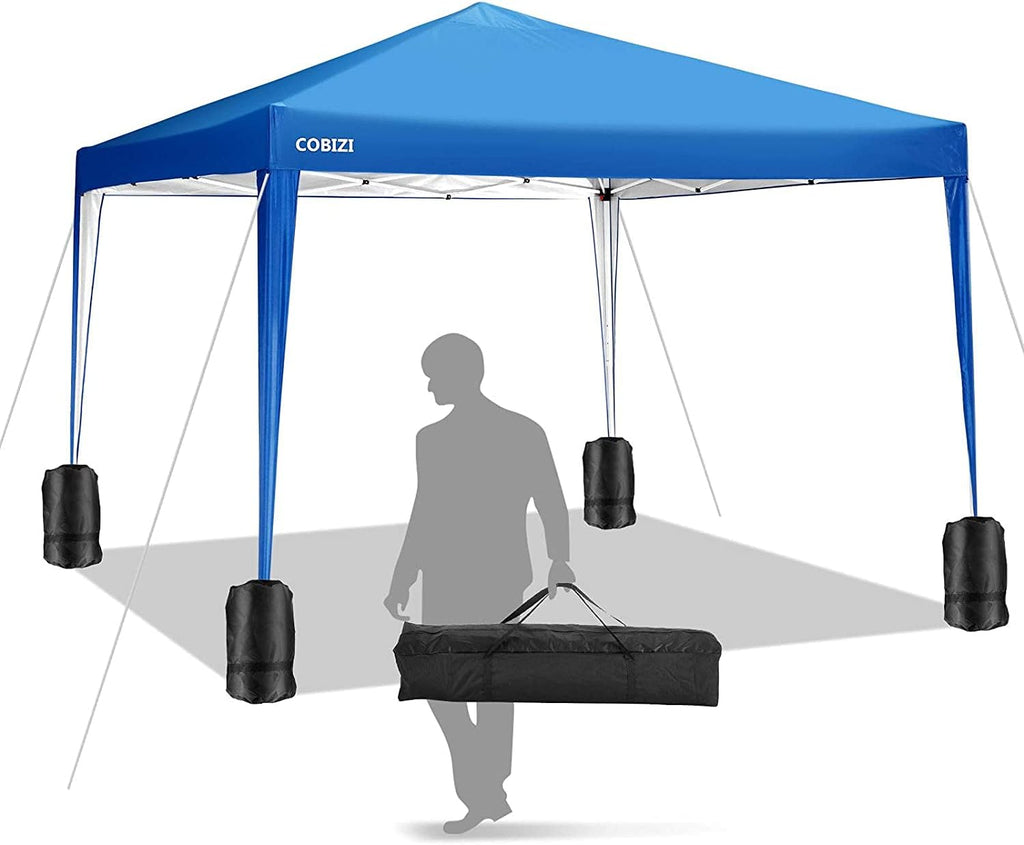 10'x10' Pop Up Commercial Instant Gazebo Tent with 4 Removable Zippered Sidewalls C532