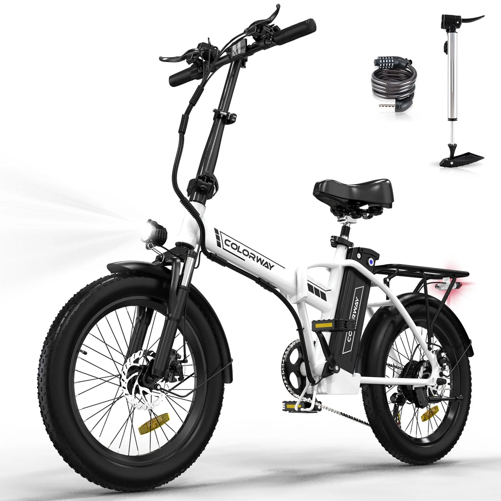 20" Fat Tire Foldable Electric Bike with 500W Battery C2720