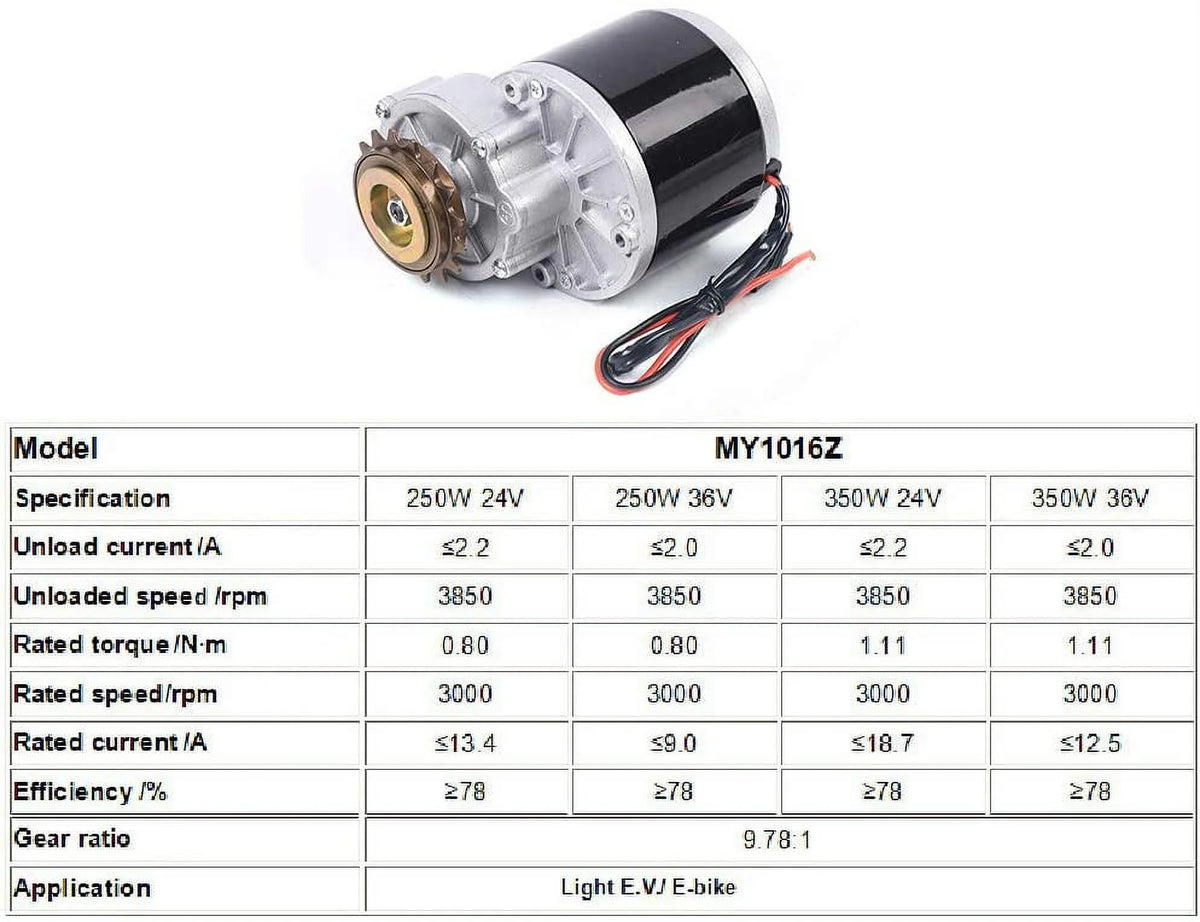 350W 36V Brush Motor Electric Bicycle Conversion Kit A673