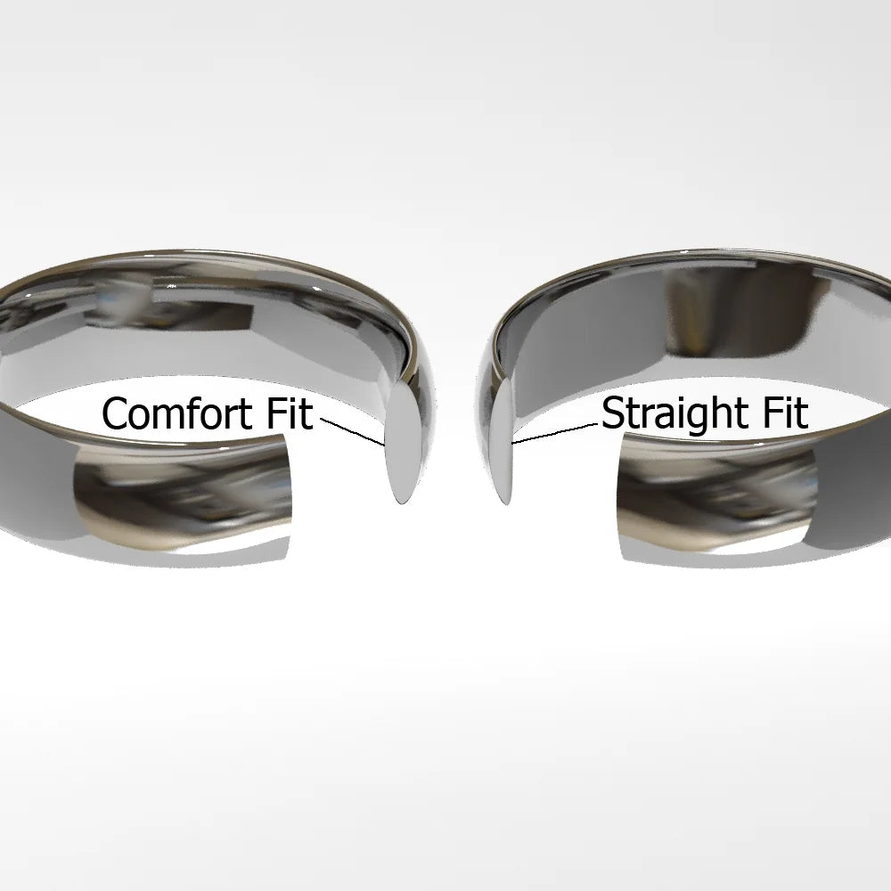 Titanium Tungsten Carbide Sapphire 10MM Flat Comfort Fit Mens Wedding Band Ring U5830