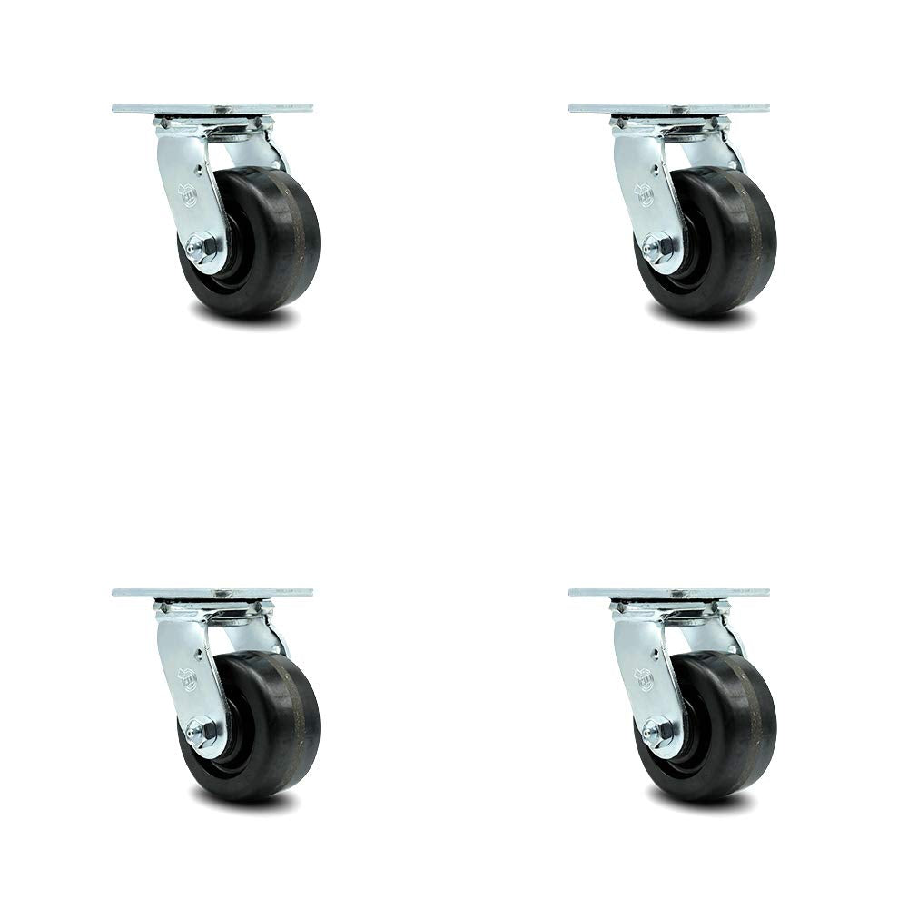 10 Inch Swivel Caster with Semi-Pneumatic Wheel F77486