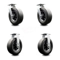 10 Inch Swivel Caster with Semi-Pneumatic Wheel F77486
