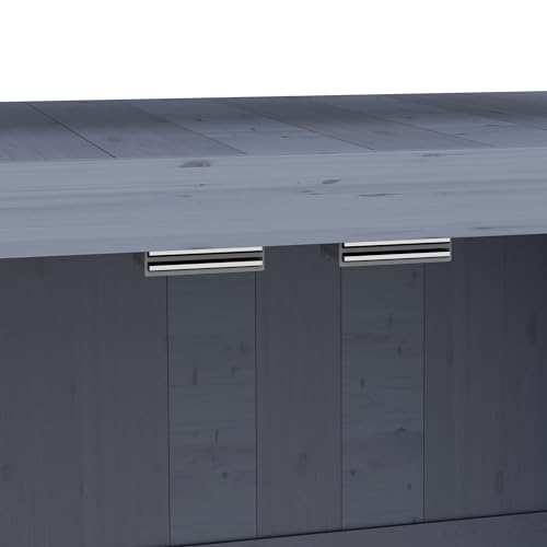 Wooden Potting Bench Table with Storage Cabinet H4979