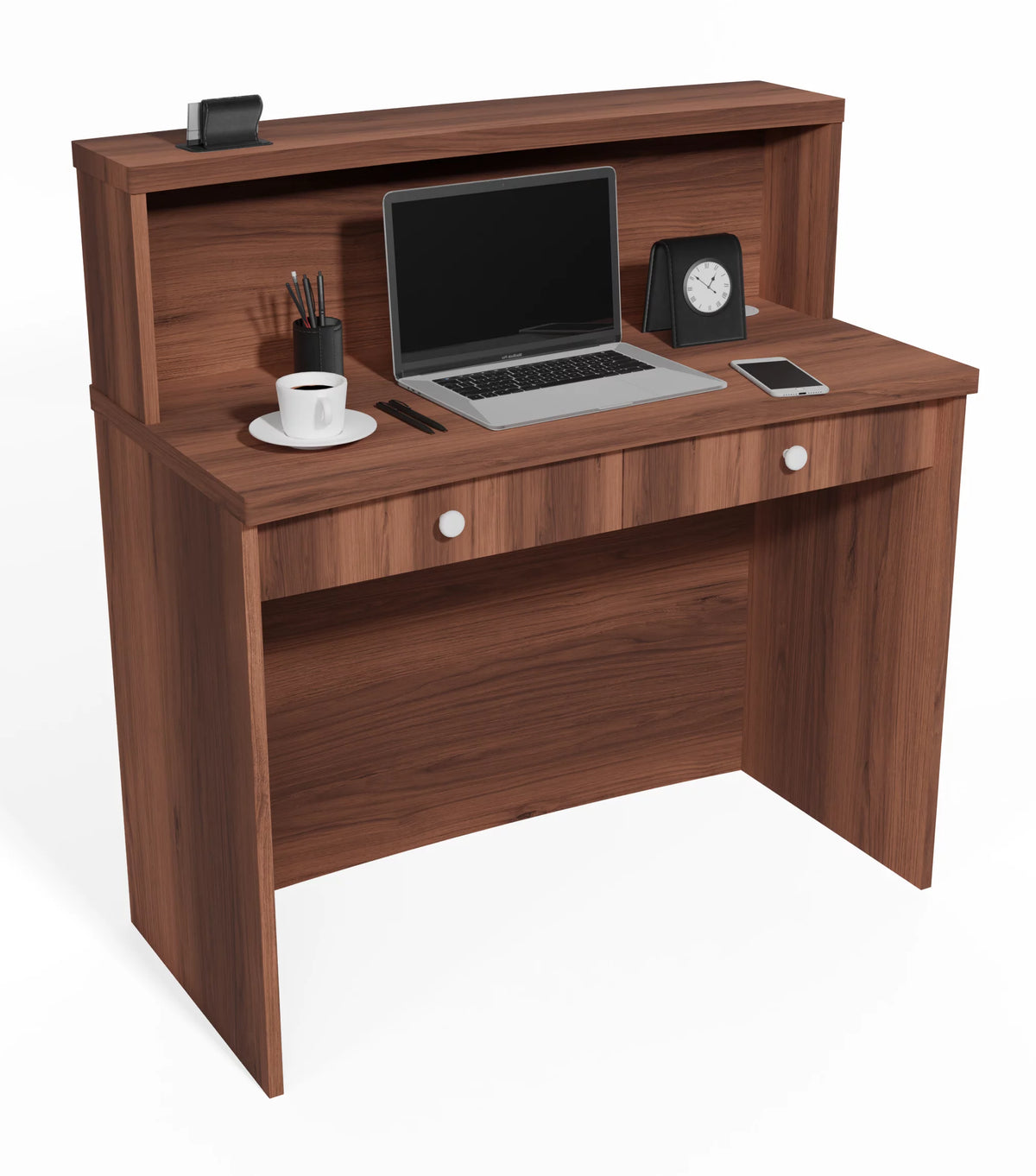 40" Modern Reception Desk with Transaction Counter E13098