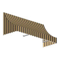 4.38 ft. Brown & Tan Window & Entry Awning U398