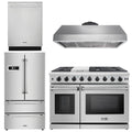 48 Gas Range, Range Hood, Dishwasher, Refrigerator R952