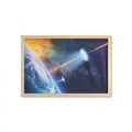 35" x 23" Printed Fabric Wall Art with Frame K73730