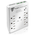 6 Outlet Surge Protector Wall Tap Power Strip K732975