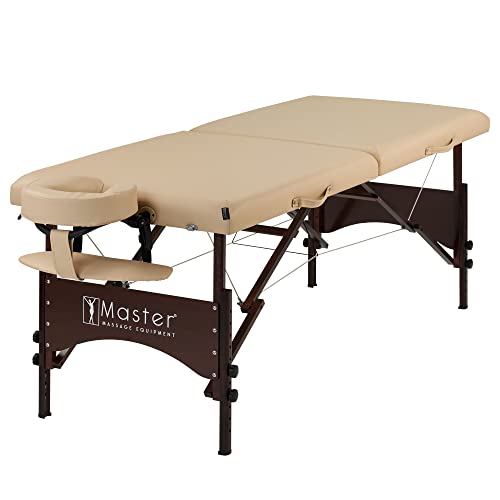 28" Portable Massage Table with Walnut Legs K14991