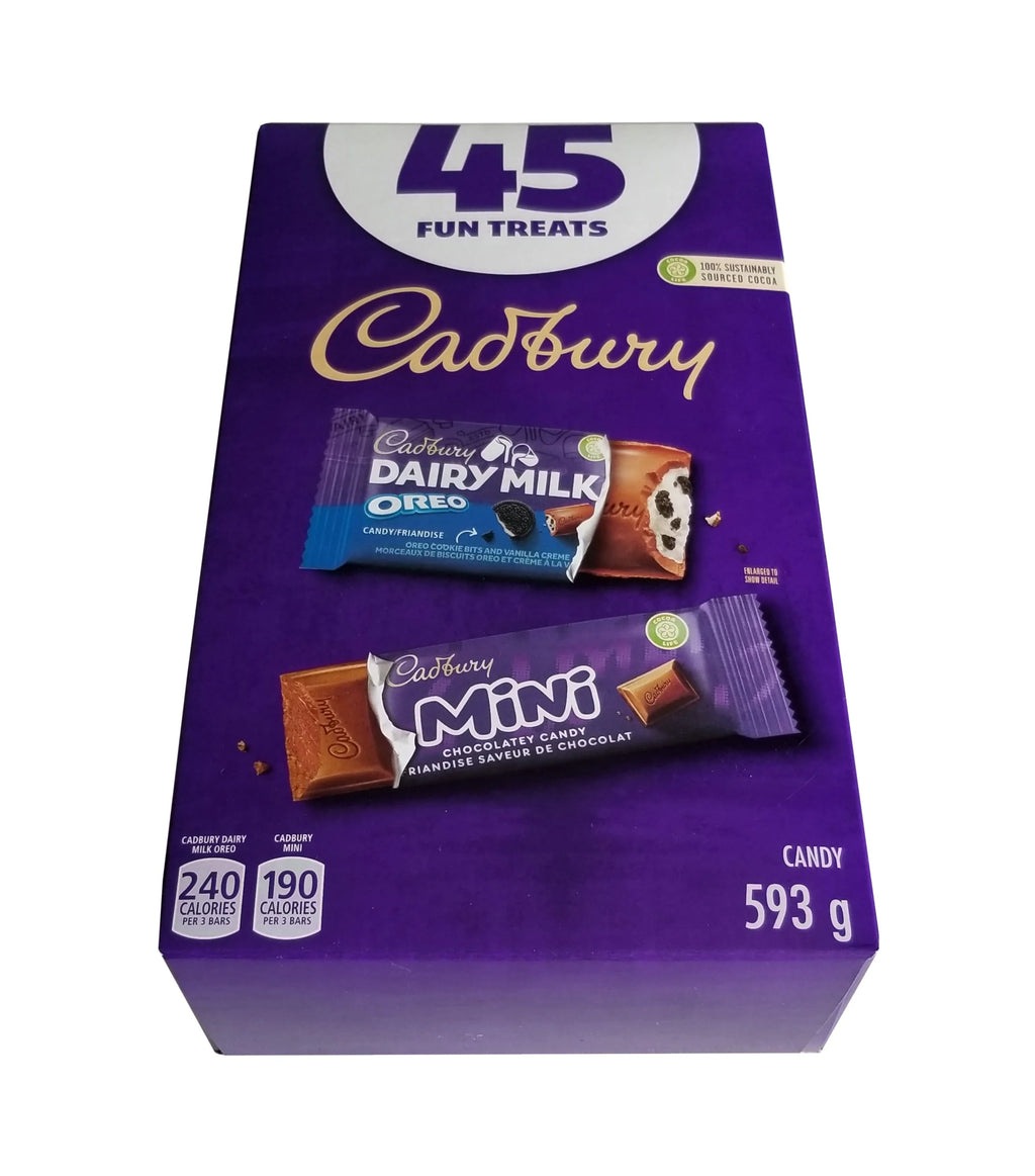 Chocolate Bars 45 count 593g Y581025