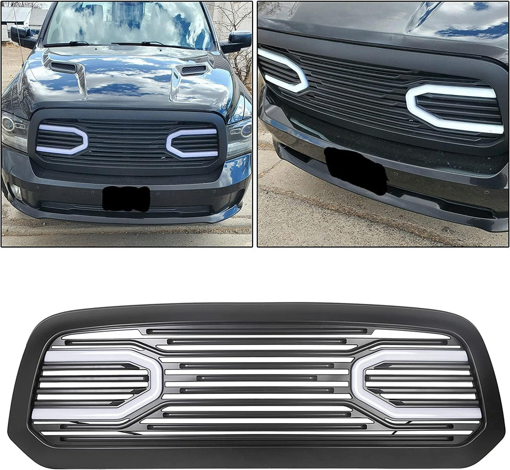 Chrome Front Big Horn Grille Replacement Shell E7983