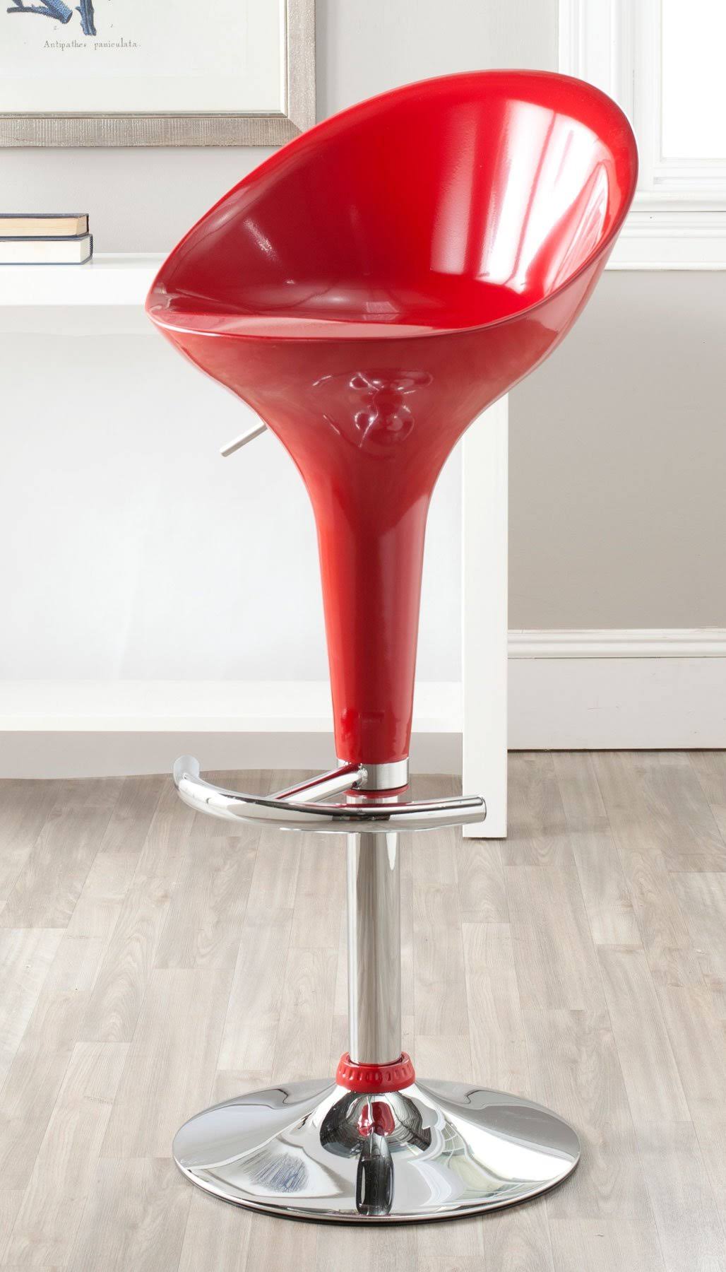 Navy Blue Swivel Bar Stool L13625