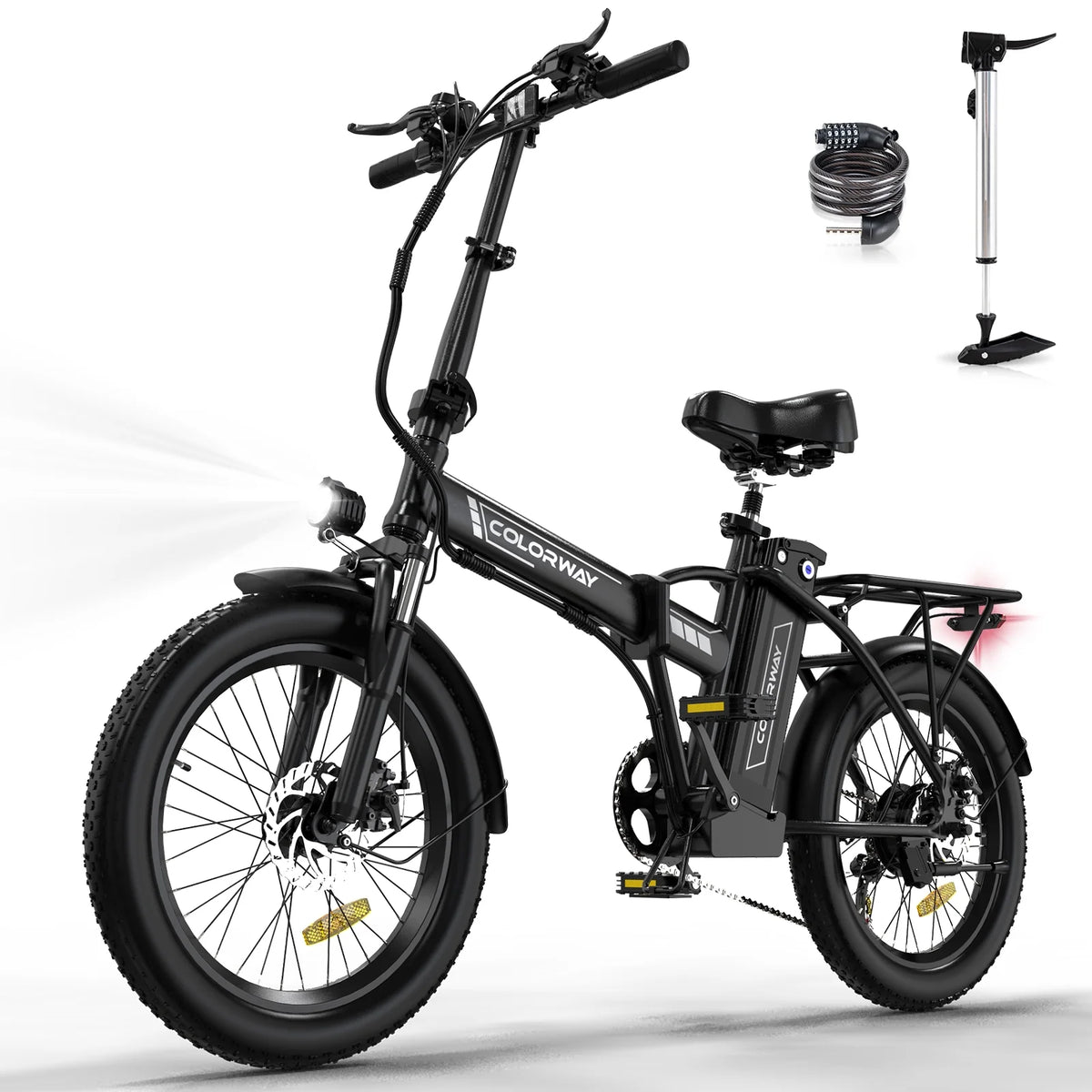 20" Fat Tire Foldable Electric Bike with 500W Battery C2720