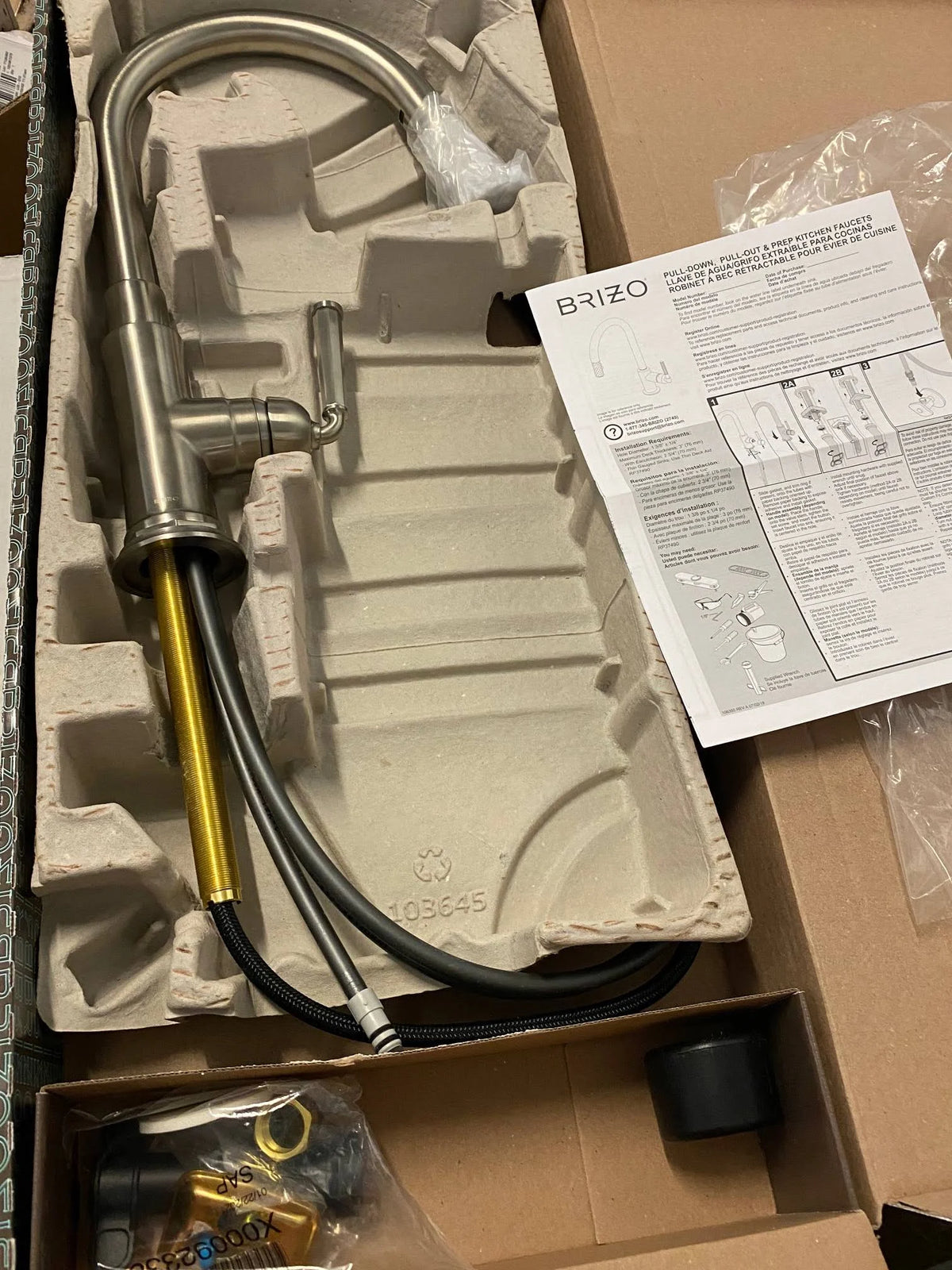 Stainless Pull-Down Faucet L509862