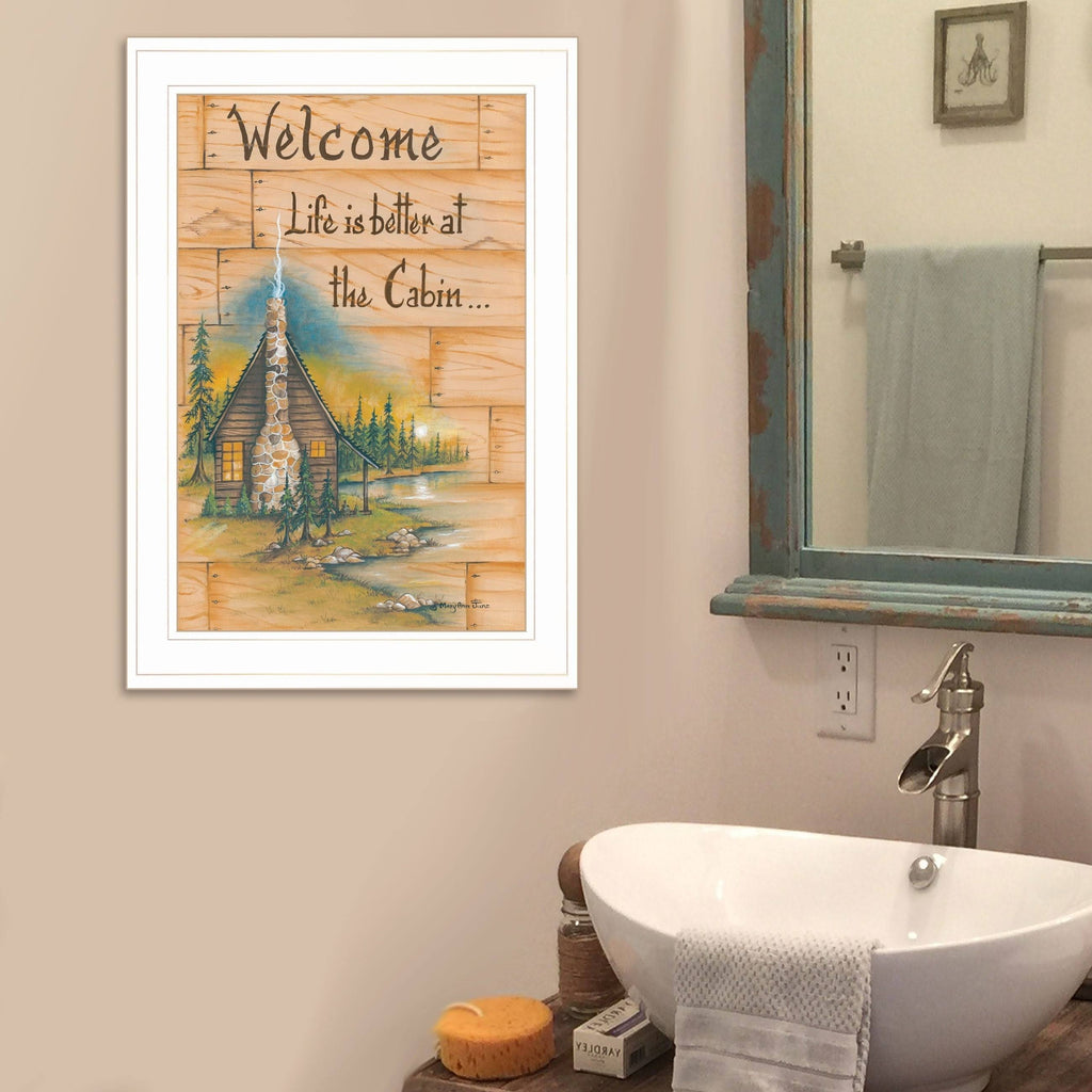 Ready to Hang Framed Print, White Frame N12433