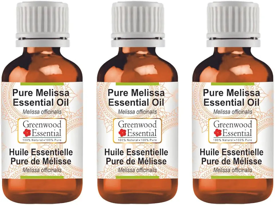 Melissa Essential Oil Steam Distilled 100ml X 3 P321