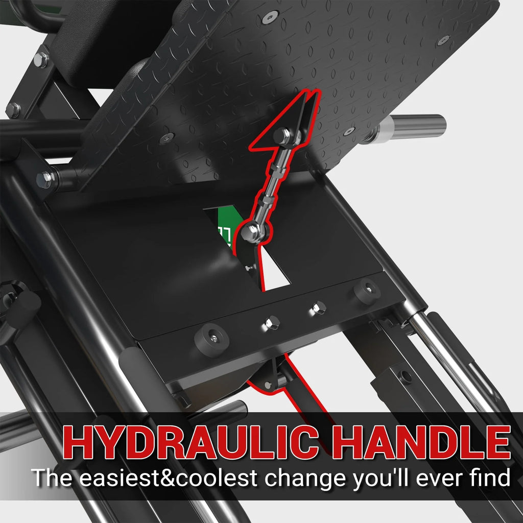 Leg Press Hack Squat Machine with Weight Storage V921