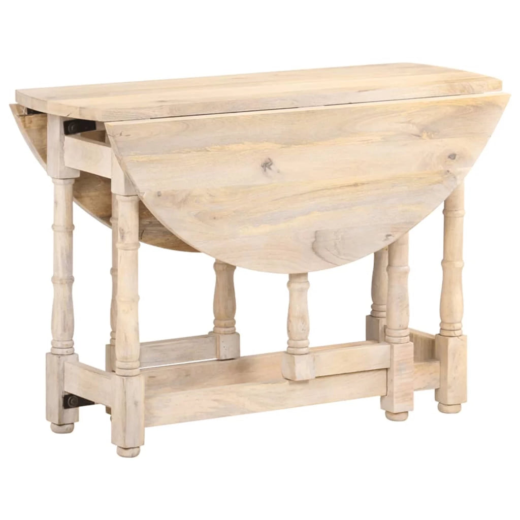 Round Solid Mango Wood Dining Table B88439