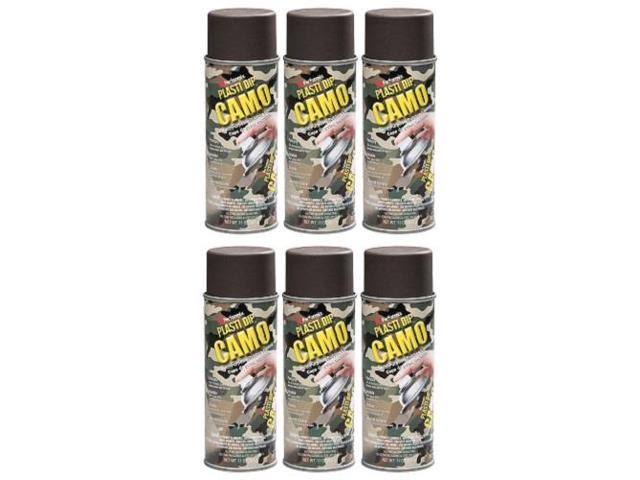 Camo Brown Rubber Spray 6 Pack F416101