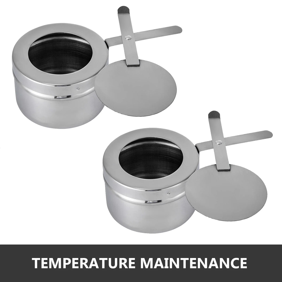 9L Stainless Steel Full Size Rectangular Chafing Dish 4 Packs G43821