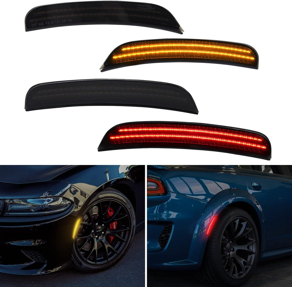 Smoke Lens LED Side Marker Light Kit, Pack of 4 W66856