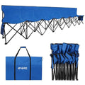 Portable Folding 6 Seats Soccer Bench with Bag V7382