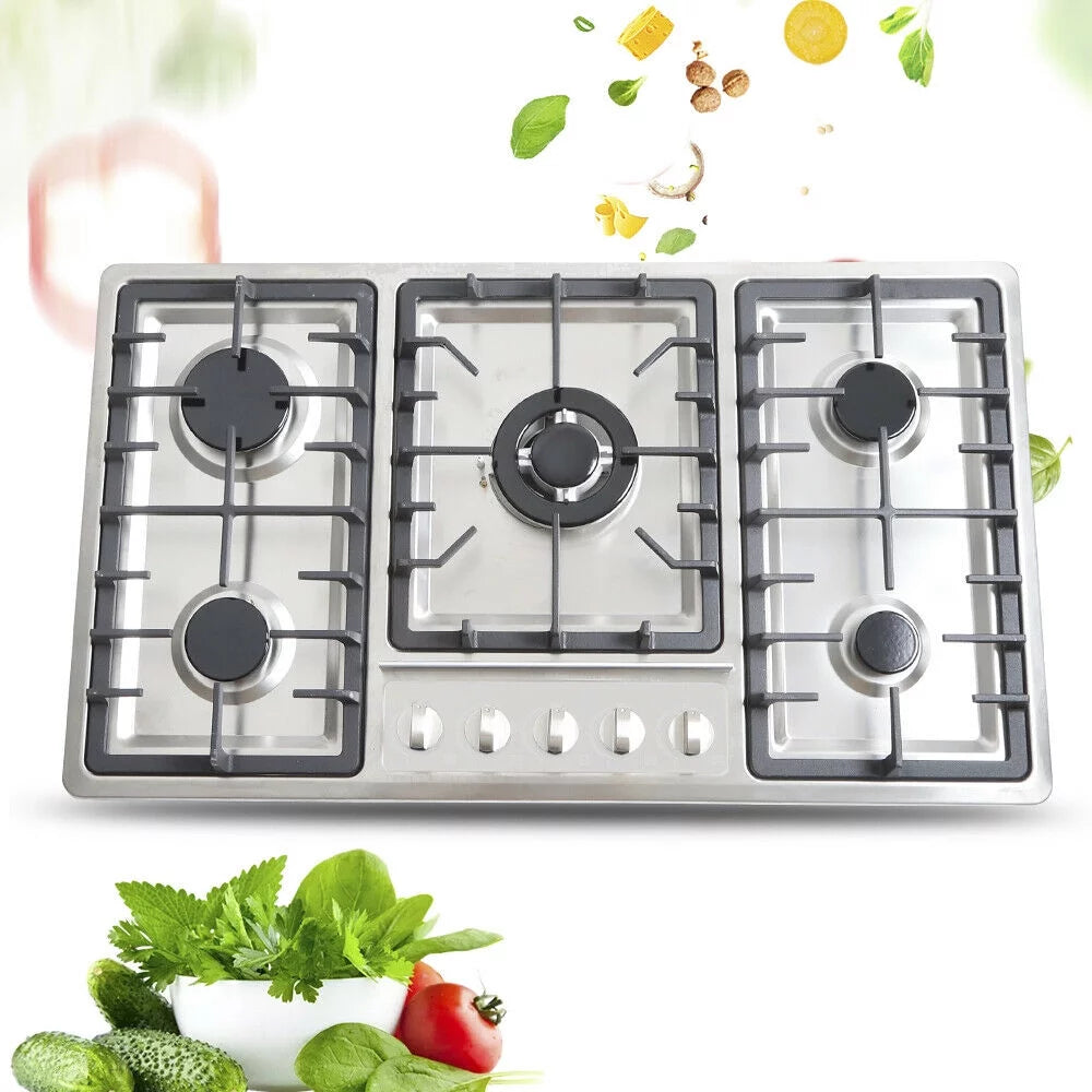 23 x 20 Stainless Steel 4 Burners Gas Cooktop X456