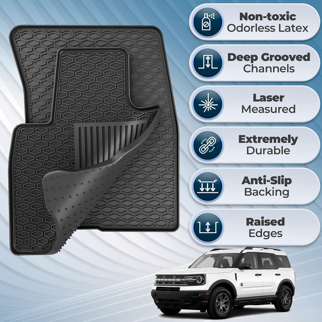 All Weather Floor Mat Set for Ford Bronco 2021+ U635934